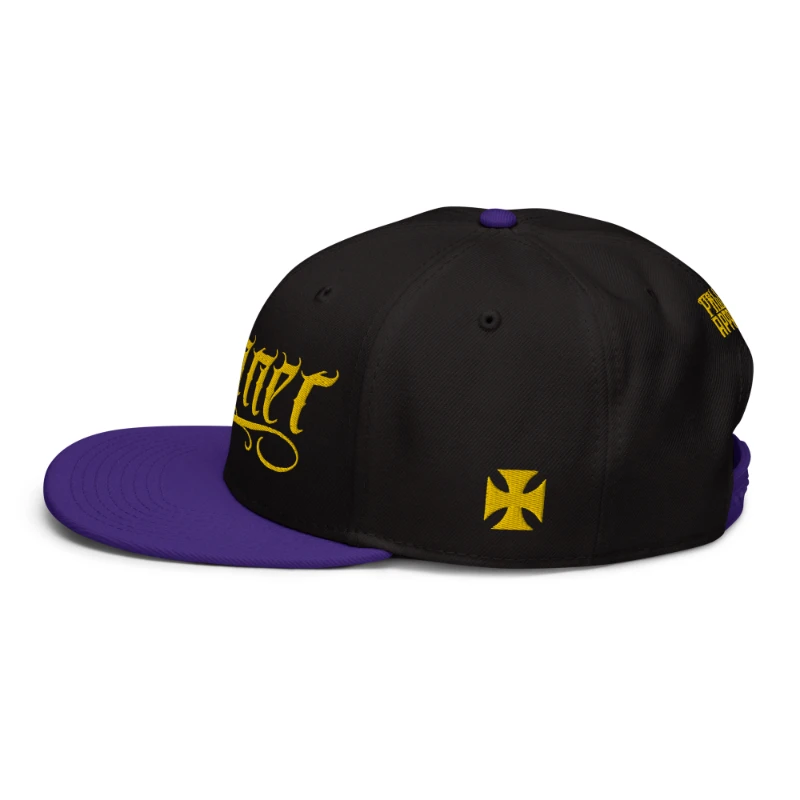 snapback-purple-black-black-left-side-670fdd79cec6d Sinner Purple and Gold Mix Snapback Hat