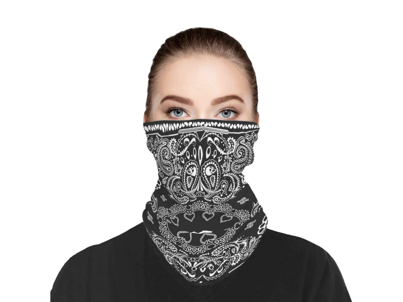 Skulls Brass Knuckles pattern Unisex Neck Gaiter