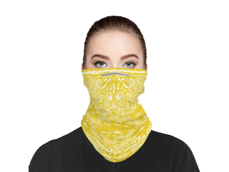 Skulls Brass Knuckles pattern Unisex Neck Gaiter