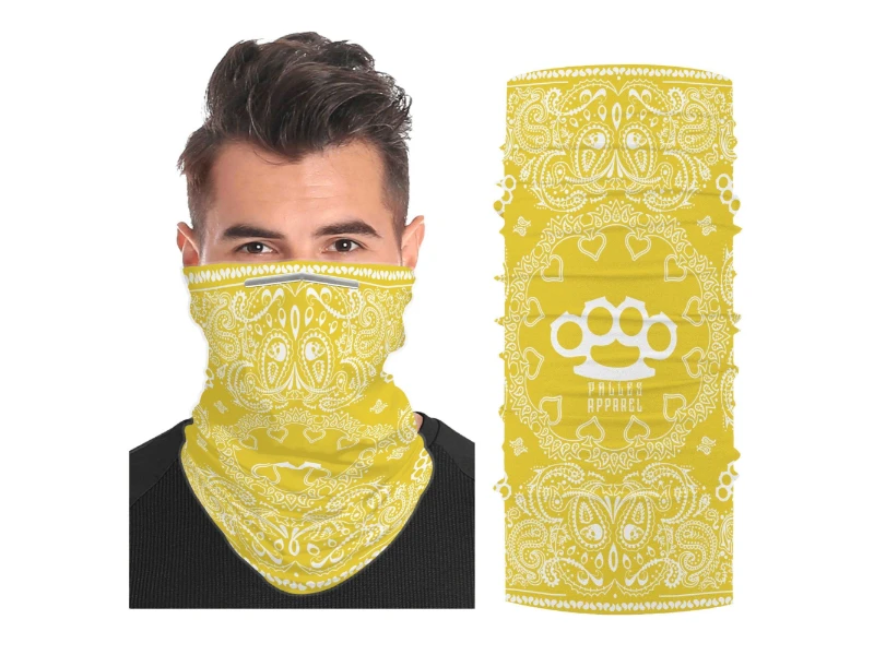 Skulls Brass Knuckles pattern Unisex Neck Gaiter