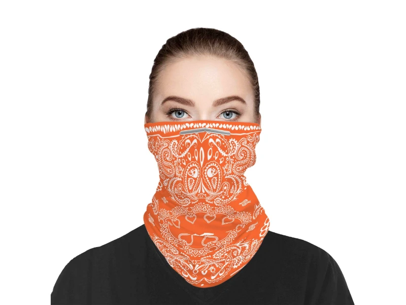 Skulls Brass Knuckles pattern Unisex Neck Gaiter