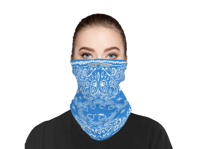 Skulls Brass Knuckles pattern Unisex Neck Gaiter