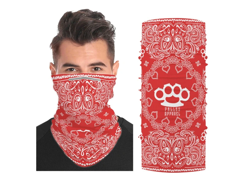 Skulls Brass Knuckles pattern Unisex Neck Gaiter