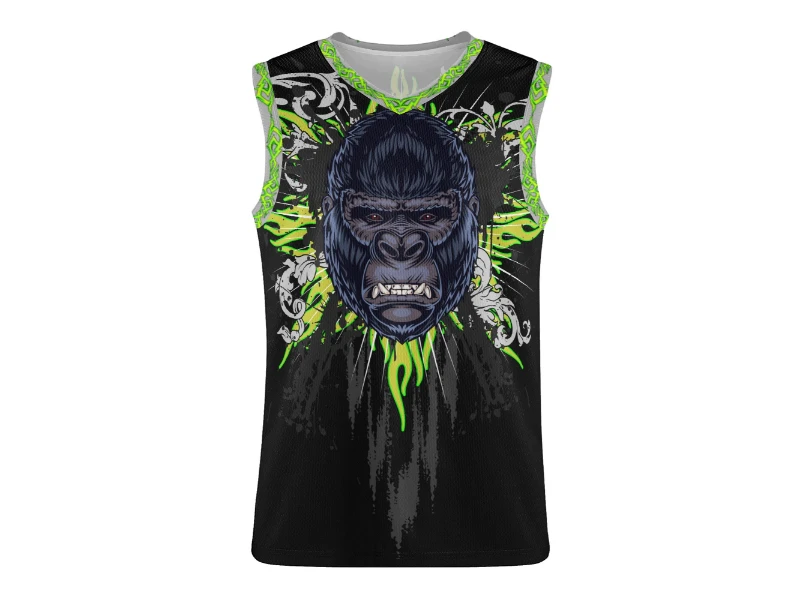 Gorilla Head Men's Basketball Jersey