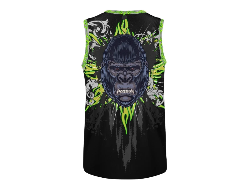 Gorilla Head Men's Basketball Jersey