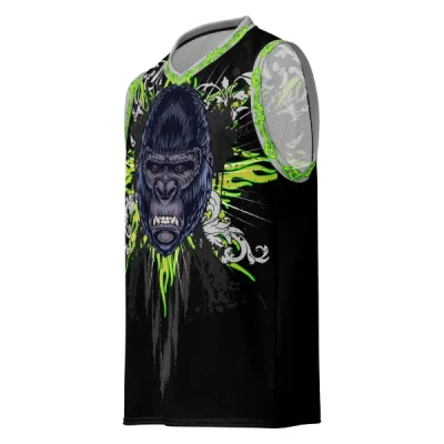 Gorilla Head Men's Basketball Jersey