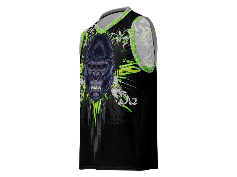 Gorilla Head Men's Basketball Jersey