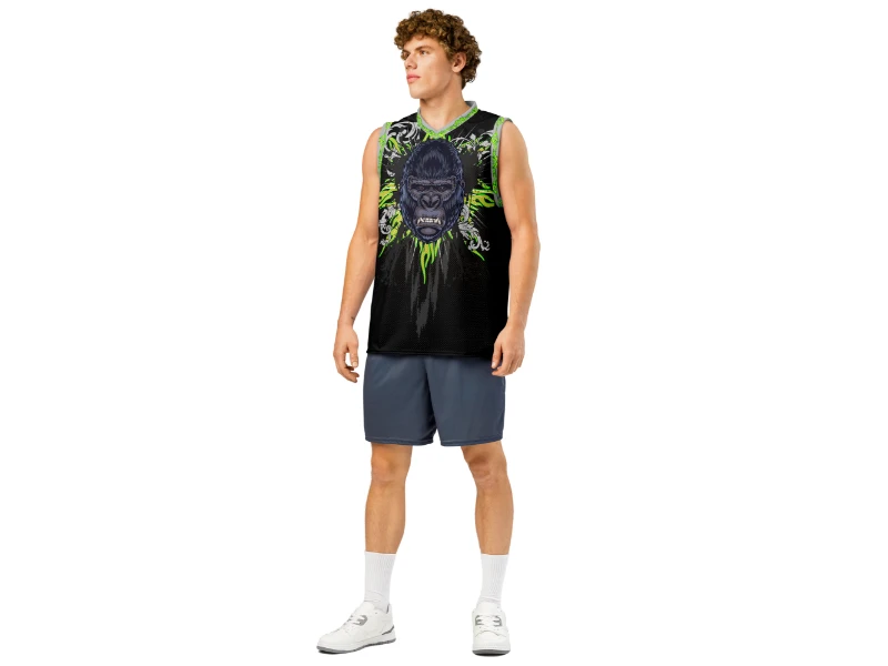 Gorilla Head Men's Basketball Jersey