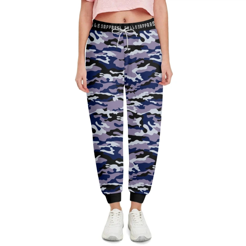 Blue Camo Unisex 3D Adult Joggers Sweatpants