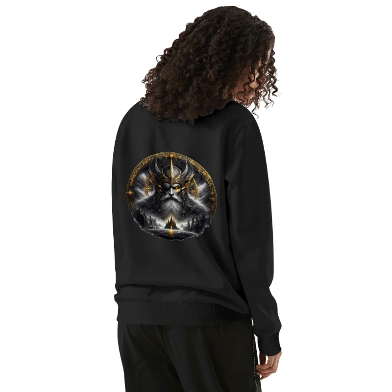 ODIN Front & Back Unisex Cotton Sweatshirt