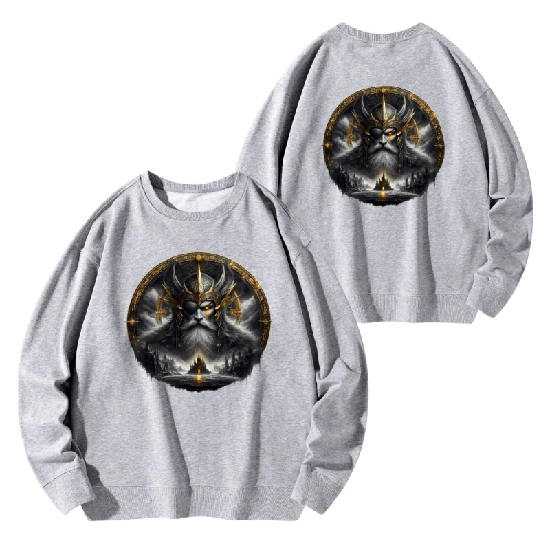 ODIN Front & Back Unisex Cotton Sweatshirt