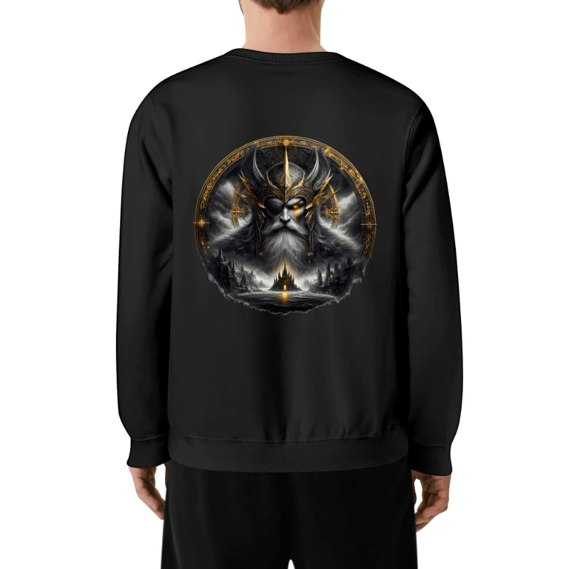 ODIN Front & Back Unisex Cotton Sweatshirt