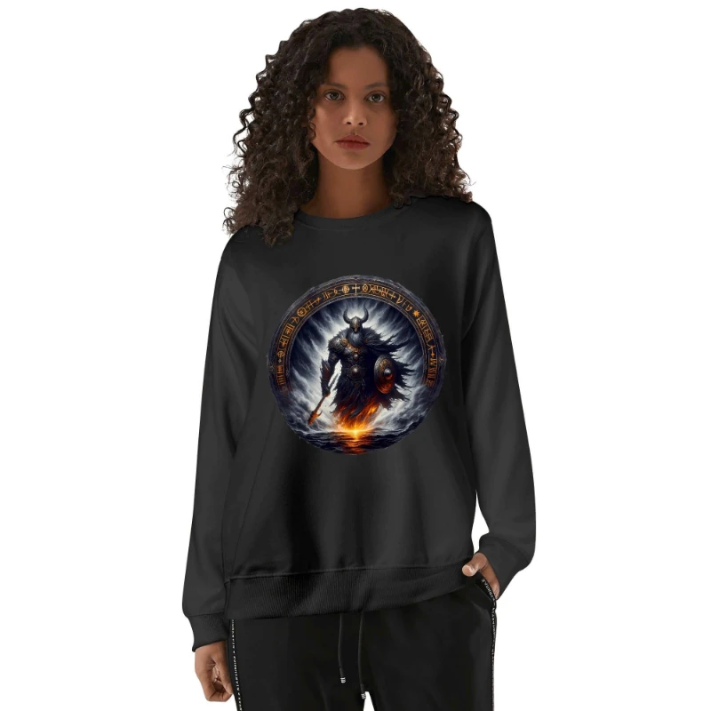TYR Front & Back Unisex Cotton Sweatshirt