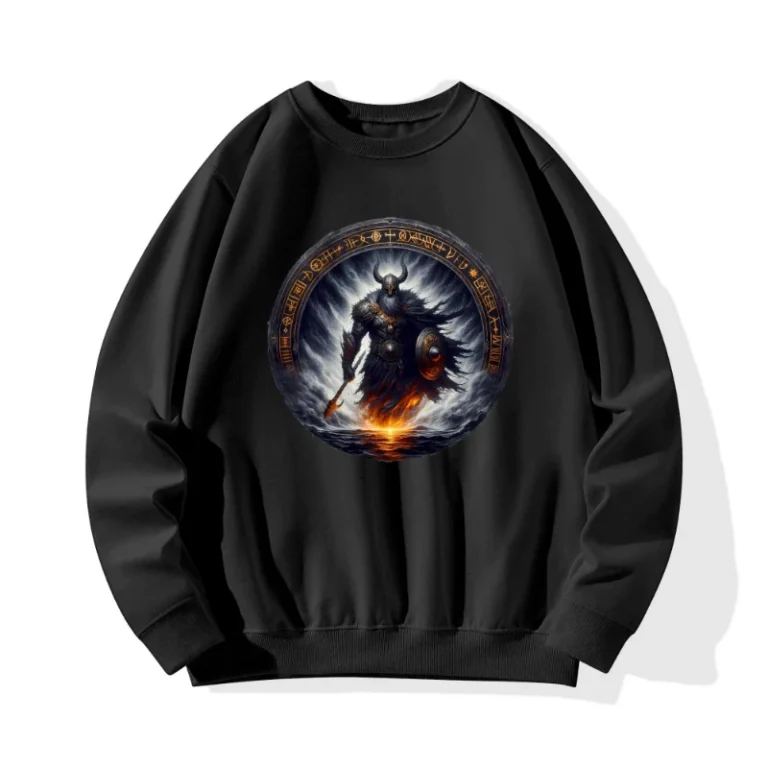 TYR Front & Back Unisex Cotton Sweatshirt