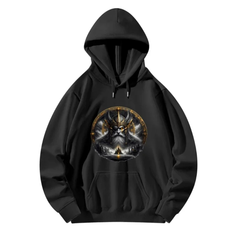 ODIN Unisex Front & Back Cotton Hoodie