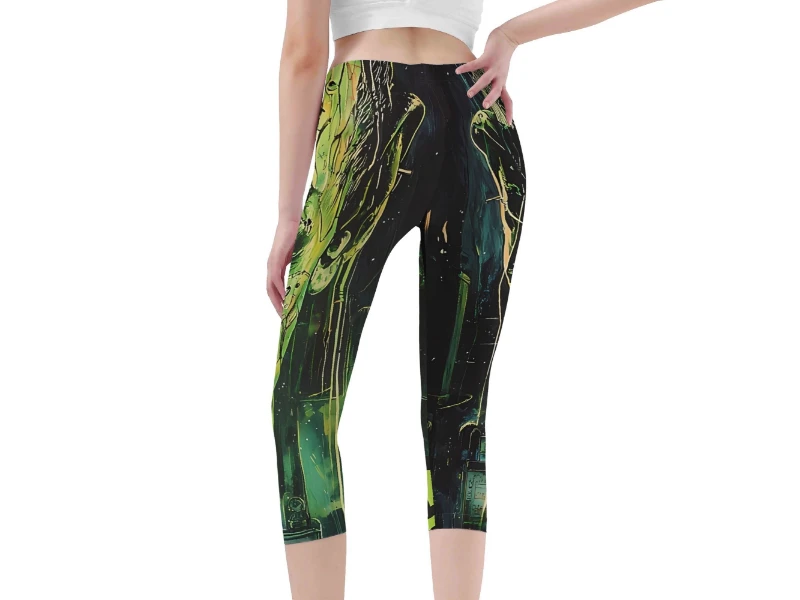 Born from Madness Womens Workout Capris Yoga Pants