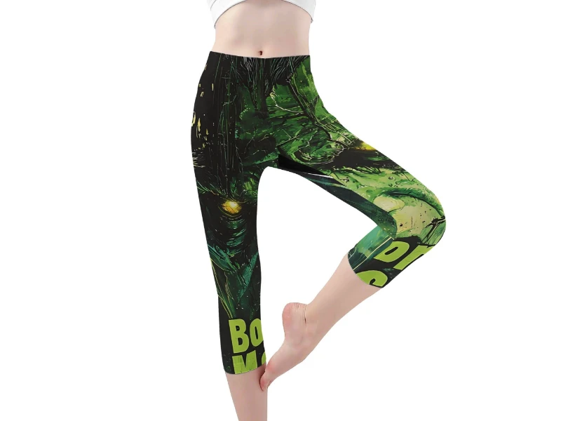 Born from Madness Womens Workout Capris Yoga Pants