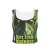 Born from Madness Women’s Workout Crop Tank Tops