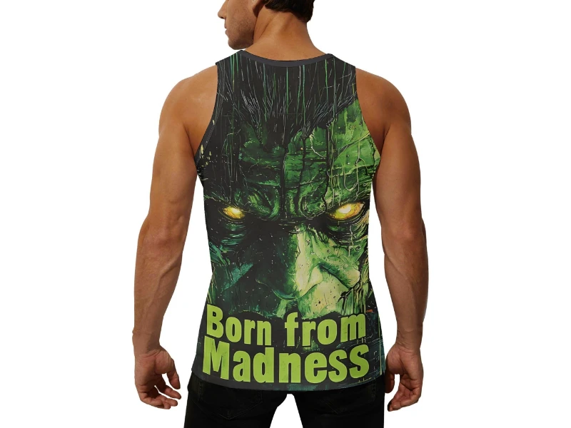 1745752548-4-NmZc9KTurx Born from Madness Mens Loose Fit Sleeveless Muscle T-Shirt