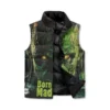 Born from Madness Unisex Lightweight Stand Collar Zip Up Puffer Vest
