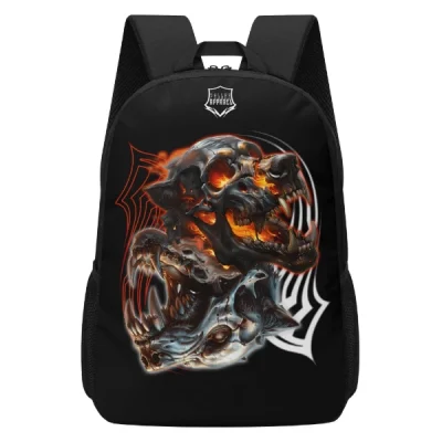 Ying Yang Demond Hounds 17 Inch Backpack