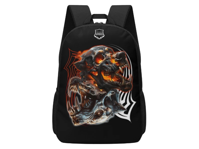 Ying Yang Demond Hounds 17 Inch Backpack