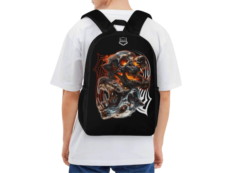 Ying Yang Demond Hounds 17 Inch Backpack