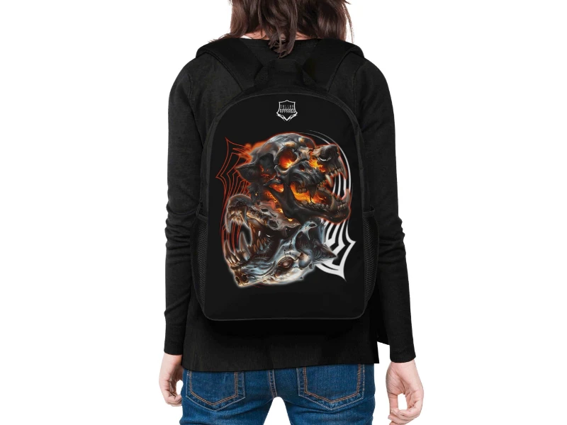 Ying Yang Demond Hounds 17 Inch Backpack