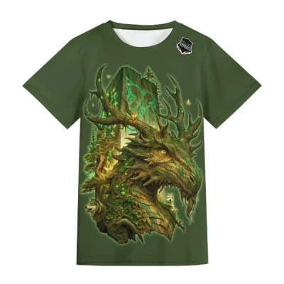 Druid Forest Dragon Unisex Short Sleeve T-shirt