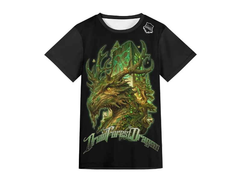 Druid Forest Dragon Unisex Short Sleeve T-shirt