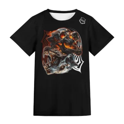 Ying Yang Demond Hounds Unisex Short Sleeve T-shirt