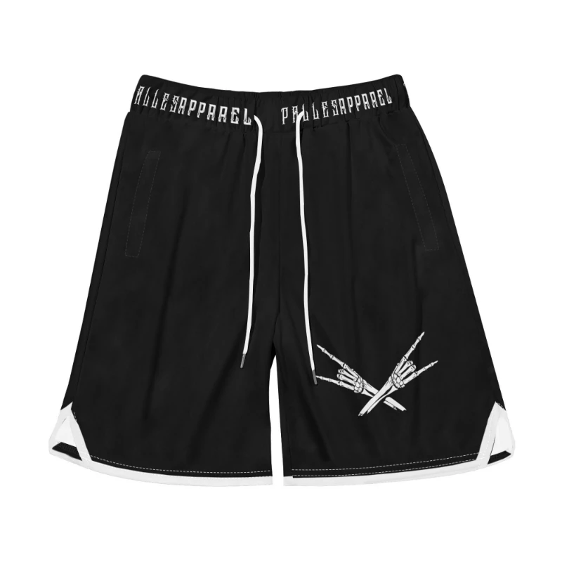 Metal X Skelly Hands Mens Basketball Mesh Shorts