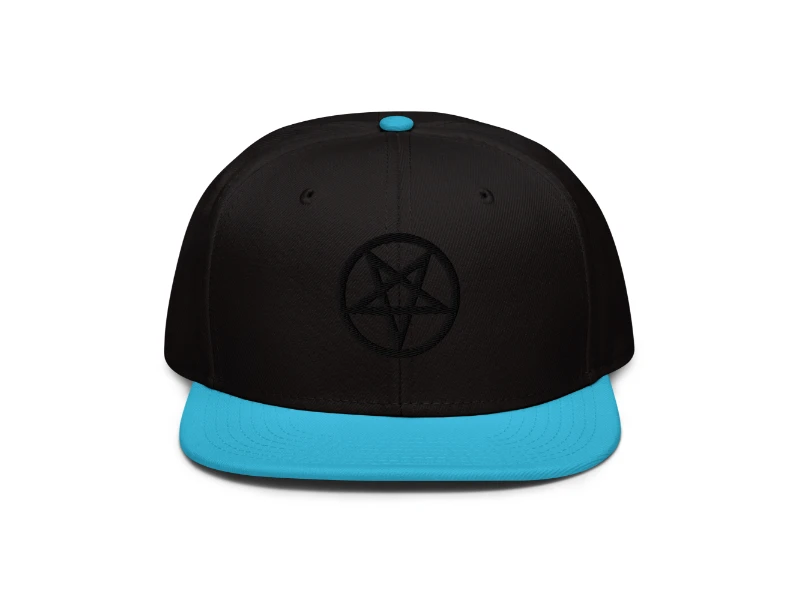 Pentagram 3D Black Edition Snapback Hat