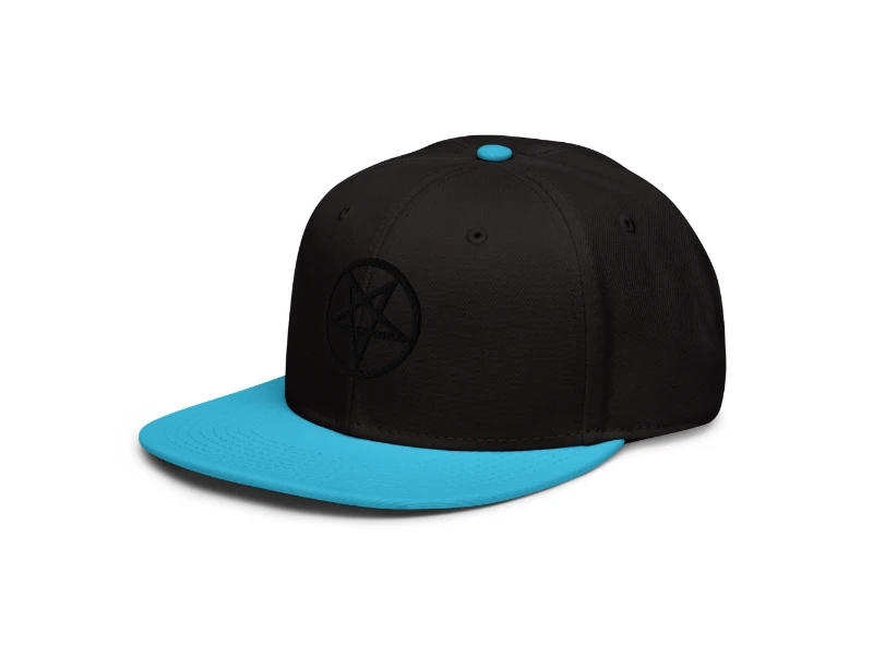 Pentagram 3D Black Edition Snapback Hat