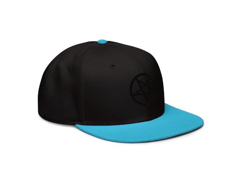 Pentagram 3D Black Edition Snapback Hat