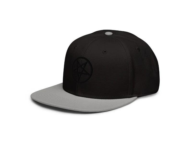 Pentagram 3D Black Edition Snapback Hat