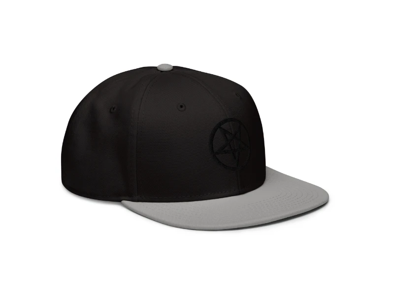 Pentagram 3D Black Edition Snapback Hat