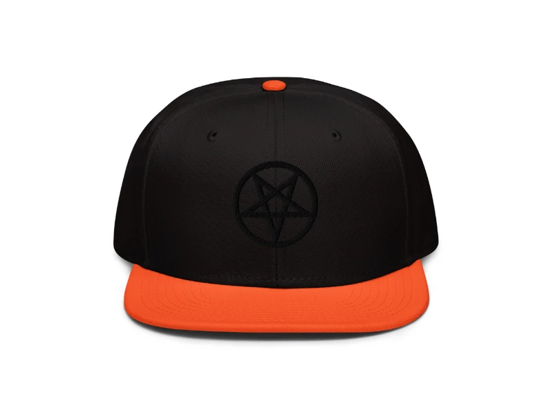 Pentagram 3D Black Edition Snapback Hat