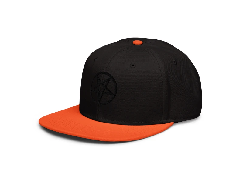 Pentagram 3D Black Edition Snapback Hat
