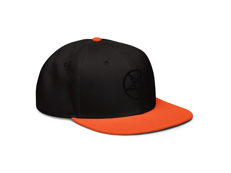 Pentagram 3D Black Edition Snapback Hat