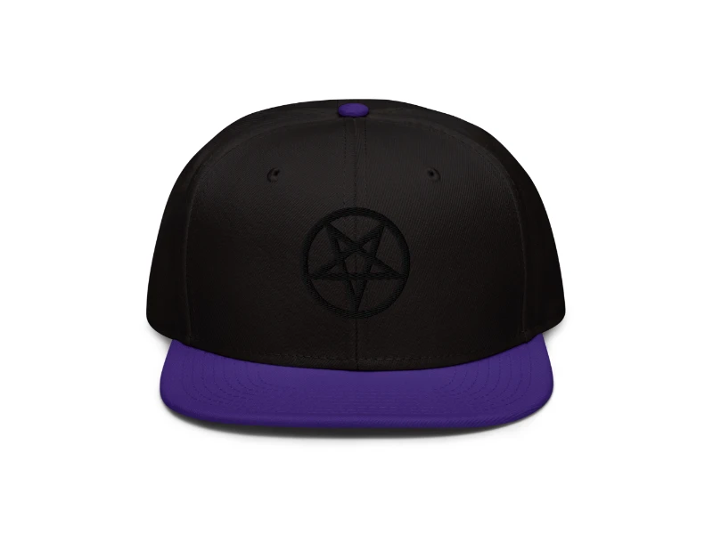 Pentagram 3D Black Edition Snapback Hat