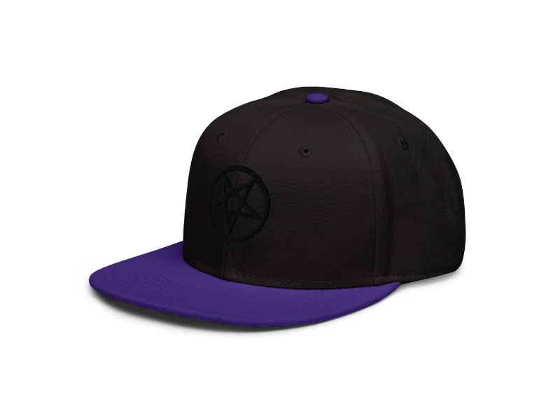 Pentagram 3D Black Edition Snapback Hat