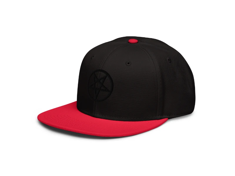 Pentagram 3D Black Edition Snapback Hat