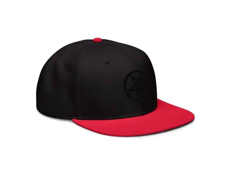 Pentagram 3D Black Edition Snapback Hat